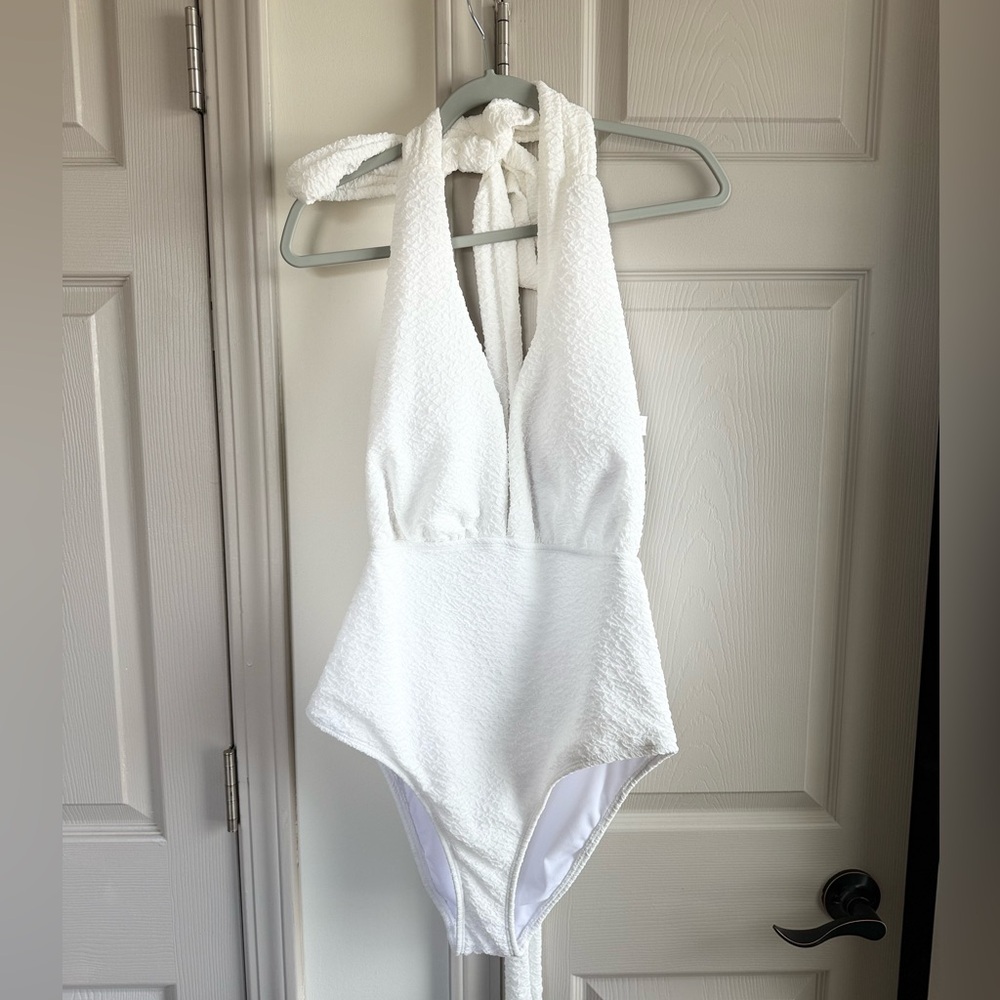 White One Piece Swimsuit